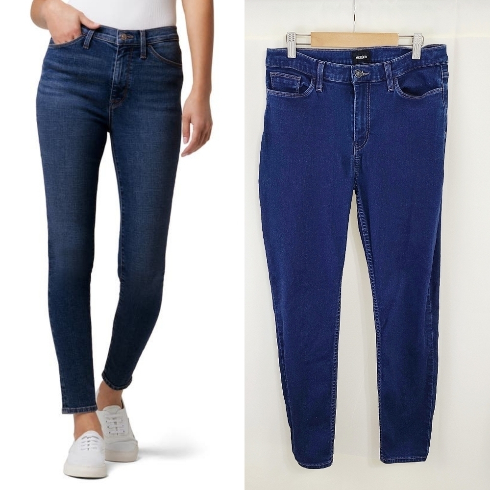 Hudson Blair High Rise Super Skinny Ankle jeans dark blue Women's size 29